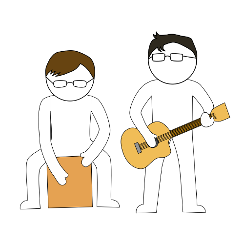 busking cartoon